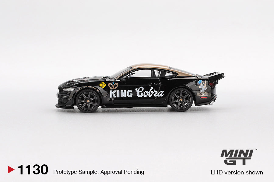 MINI GT #1130 Shelby GT500 Dragon Snake Concept Black/Gold 1:64 Scale