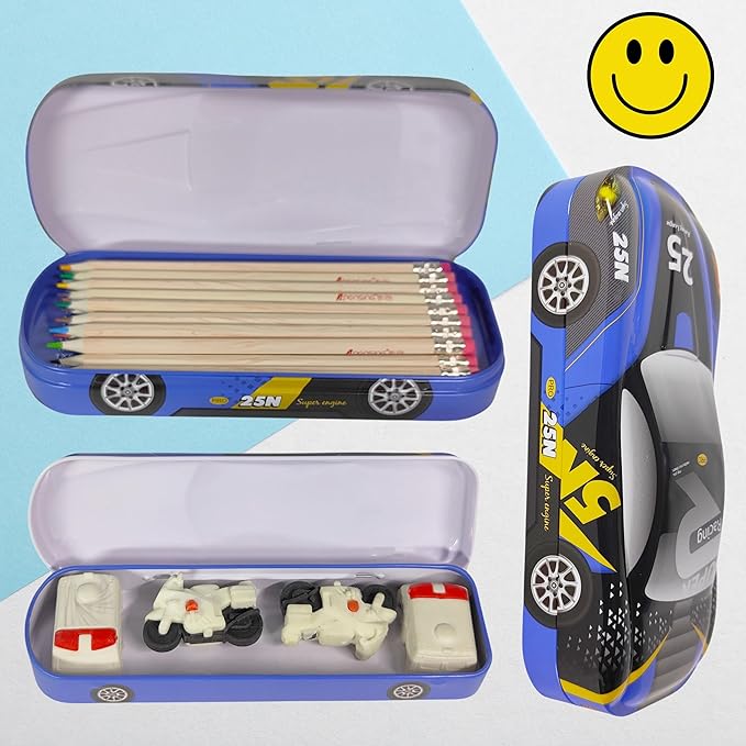 METAL CAR PENCIL BOX