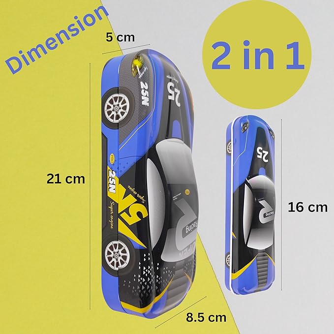 METAL CAR PENCIL BOX