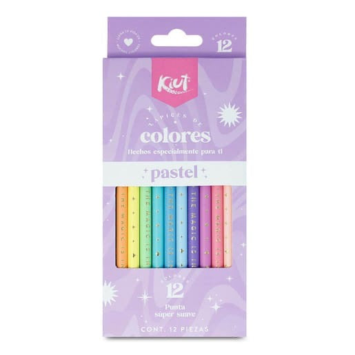 12 SHADES PASTEL PANCIL COLORUS