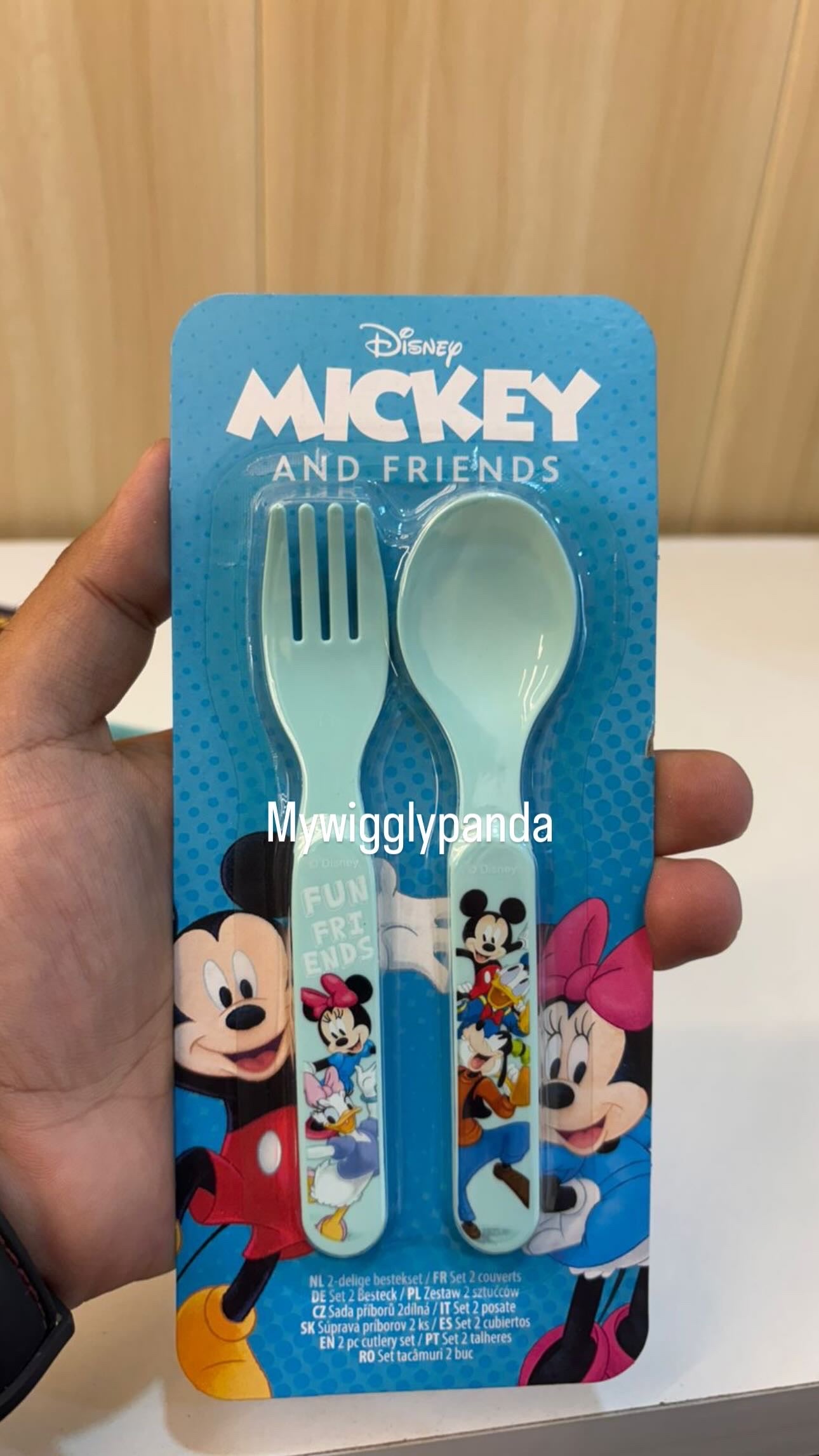 KIDS SPOON AND FORK SET ( BPA FREE)