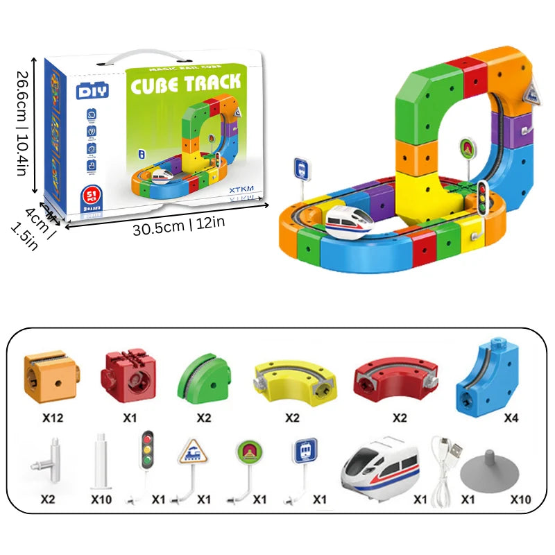51PCS ELECTRIC TRAIN