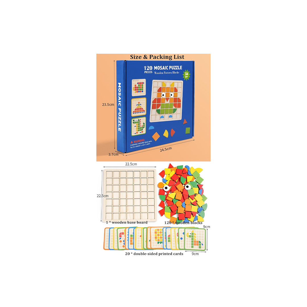120 PIECES MOSAIC PUZZLE