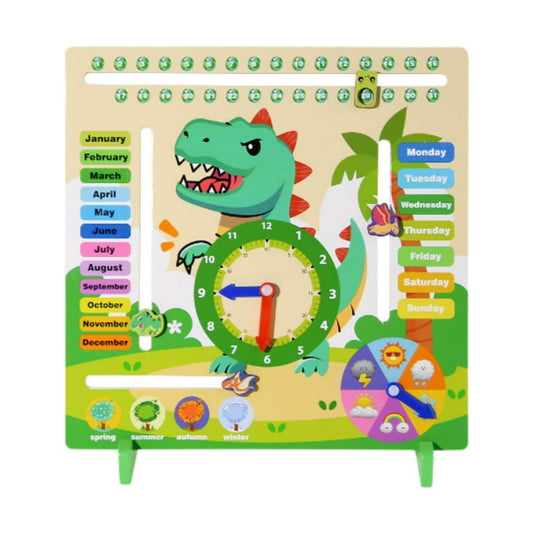 KIDS DINO CALENDAR CLOCK