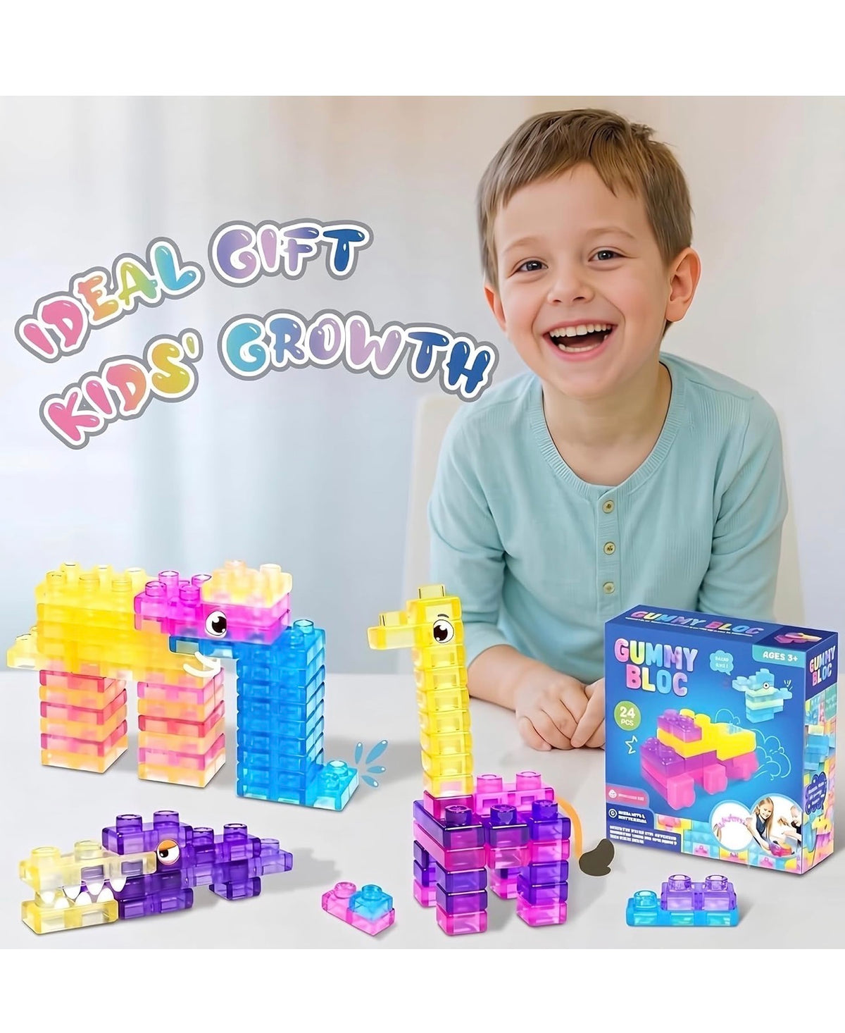 40pcs GUMMY BLOCKS