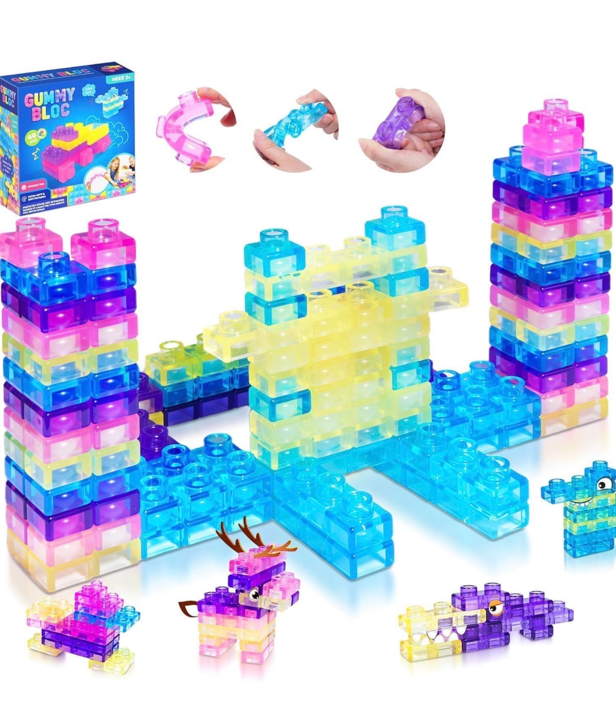 40pcs GUMMY BLOCKS
