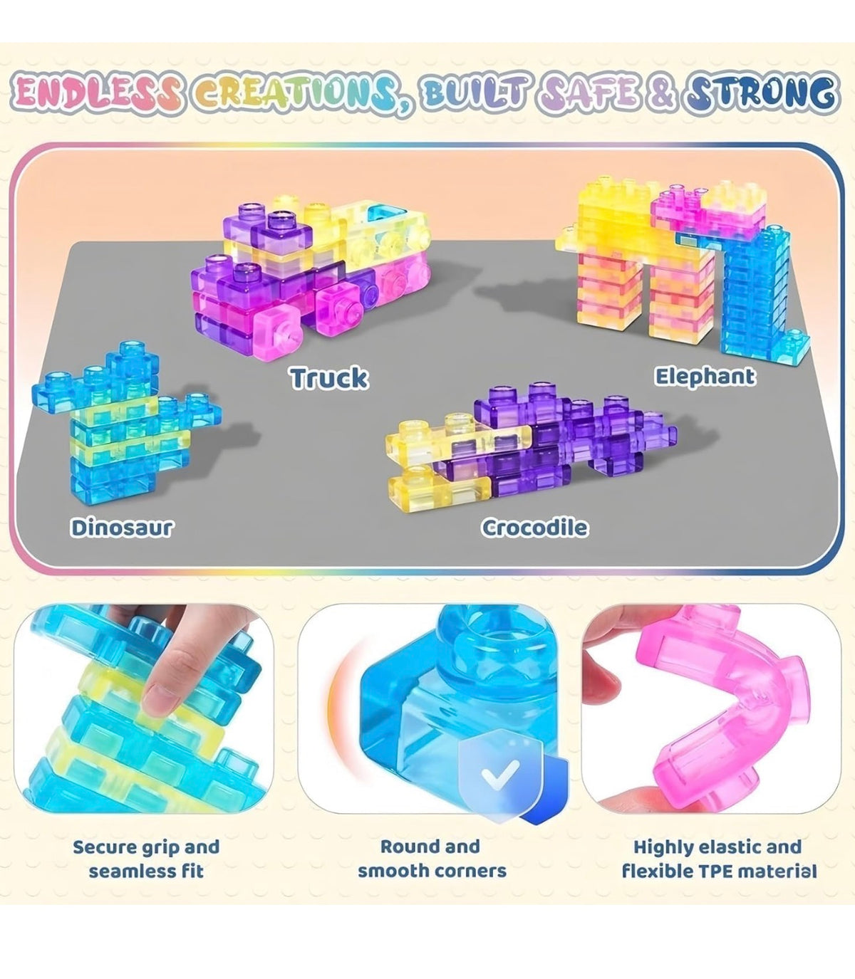 40pcs GUMMY BLOCKS