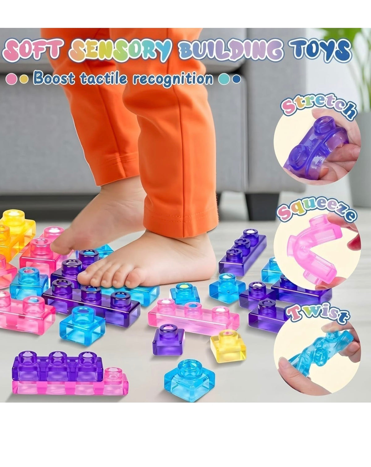 40pcs GUMMY BLOCKS