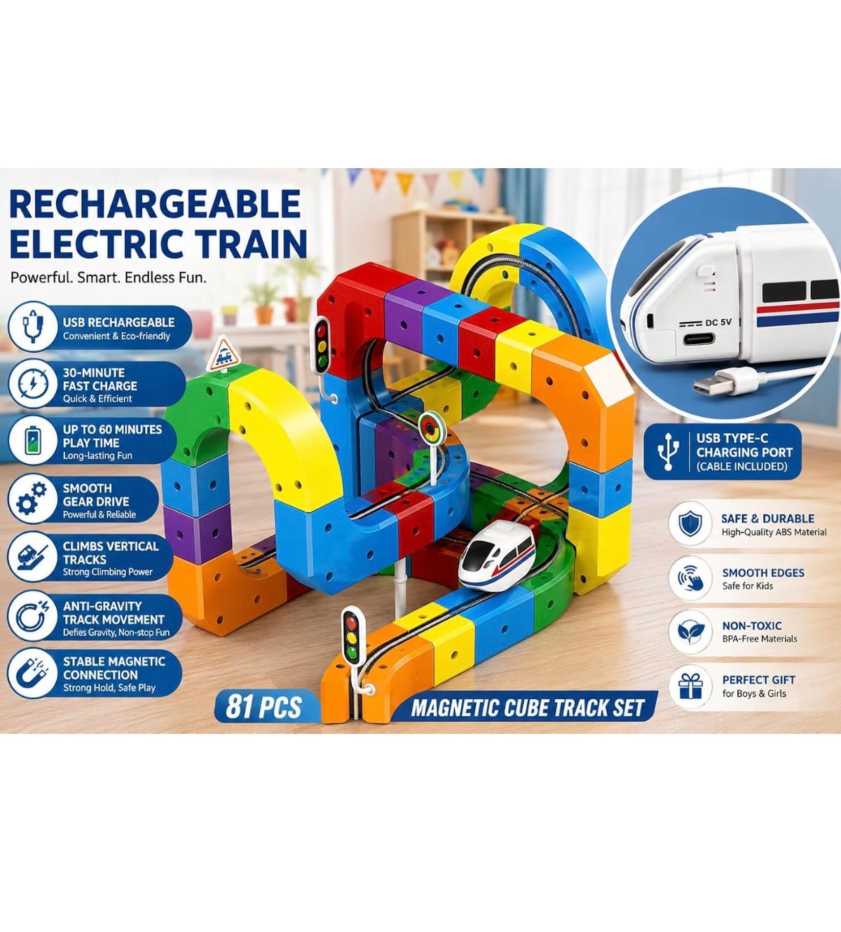 81PCS ELECTRIC TRAIN