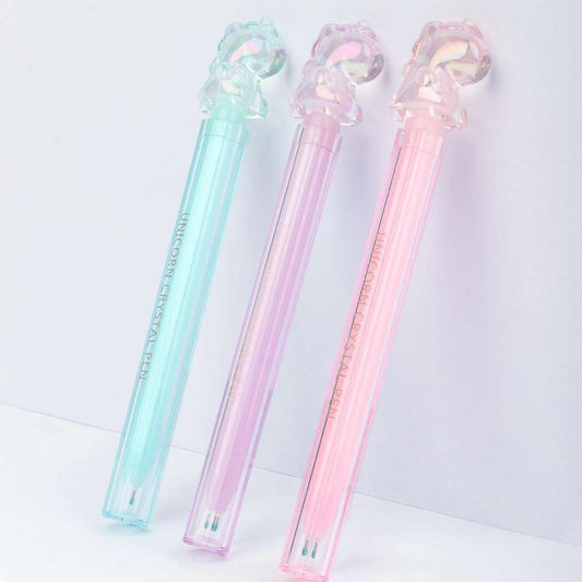 UNICORN CRYSTAL GEL PENS