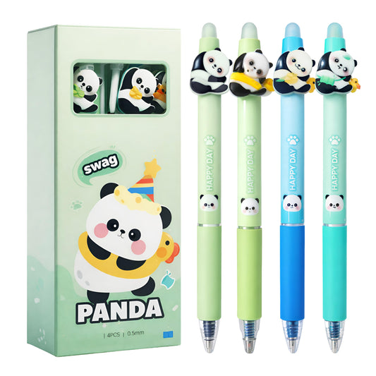 PANDA ERASABLE PENS (SET OF 4)