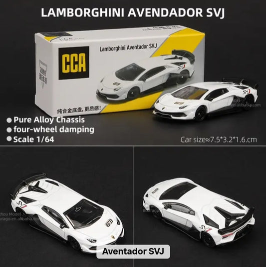 CCA LAMBORGHINI AVENTADOR SVJ WHITE