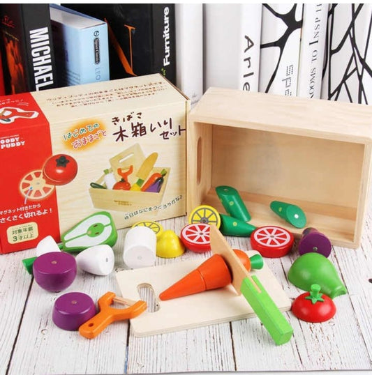 WOODEN VEGETABLE CHOPPING