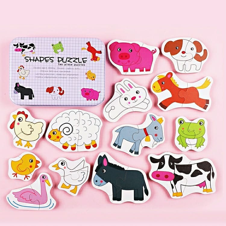 2 PCS SHAPE PUZZLE