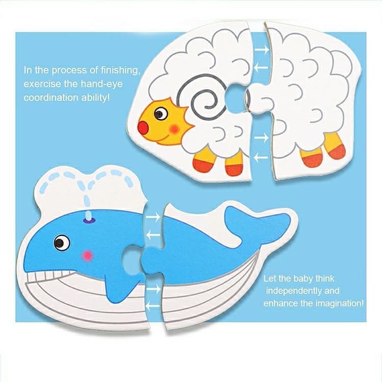 2 PCS SHAPE PUZZLE