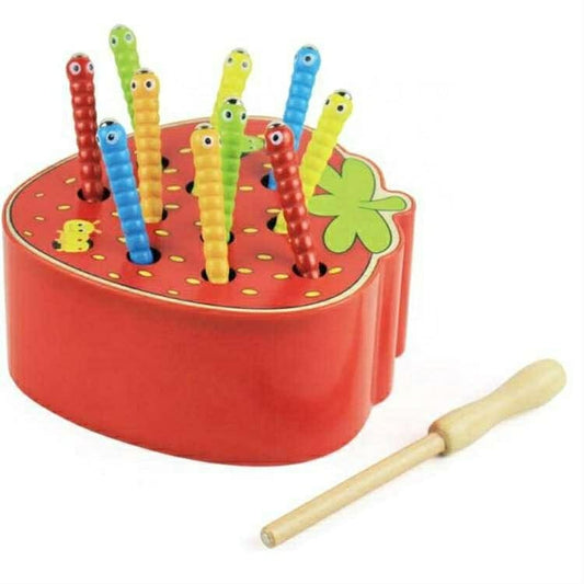 STRAWBERRY WORM CATCHING