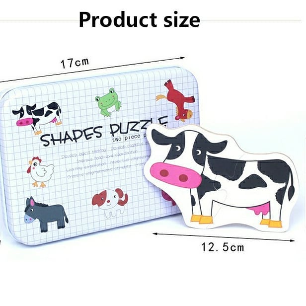 2 PCS SHAPE PUZZLE