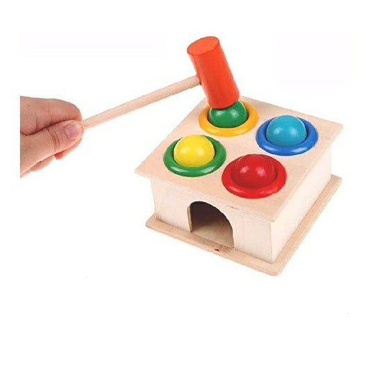WOODEN HAMMER BALL TOY