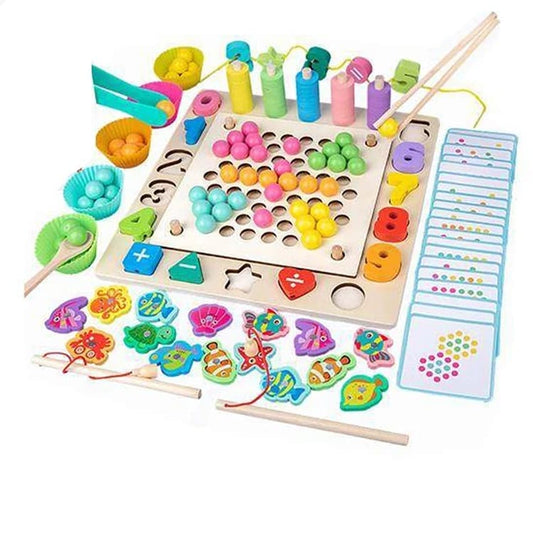 MULTIFUNCTIONAL FISHING AND BEADS GAME