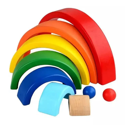 7 PCS RAINBOW STACKER