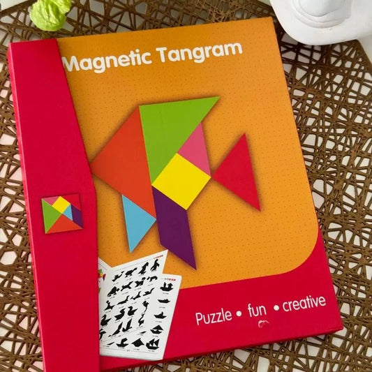 WOODEN MAGNETIC TANGRAM