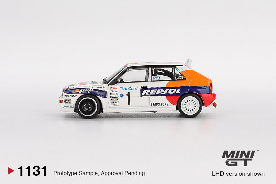 MINI GT #1131: Lancia Delta HF Integrale Evoluzione #1 1993 Rallye Monte-Carlo 1:64 Scale