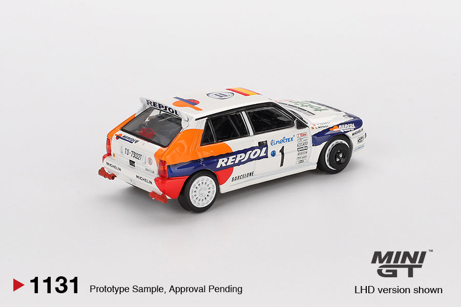 MINI GT #1131: Lancia Delta HF Integrale Evoluzione #1 1993 Rallye Monte-Carlo 1:64 Scale