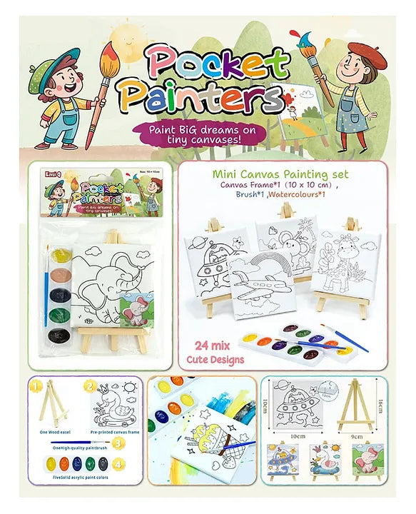 MINI CANVAS PAINTING KIT