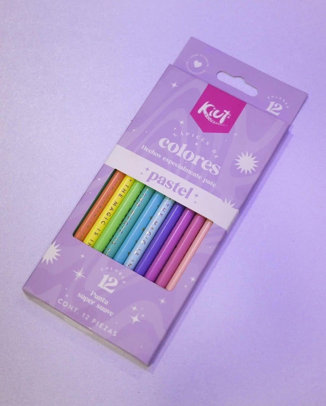12 SHADES PASTEL PANCIL COLORUS