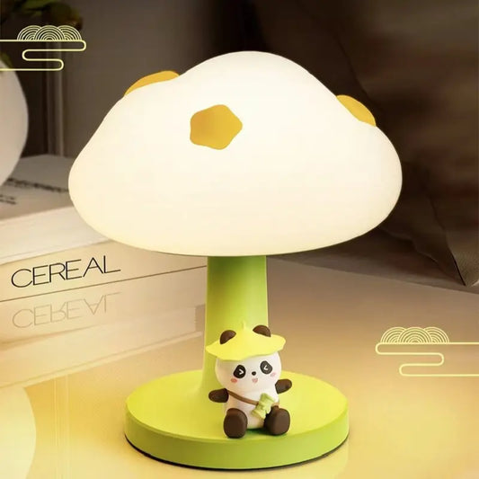 CUTE MUSHROOM PANDA LAMP
